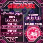 Prediksi Togel SINGAPORE (SGP) 04 MAY 2026